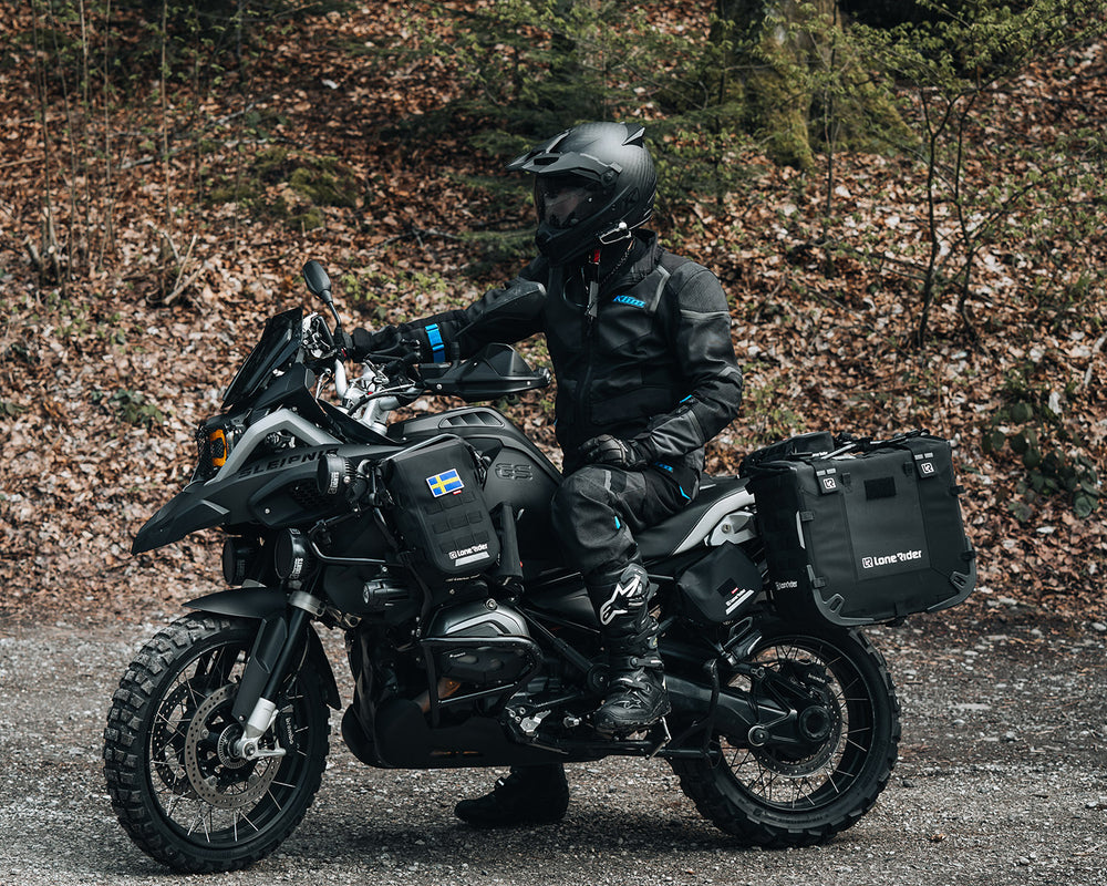What motorcycle equipment is required while riding in the EU?